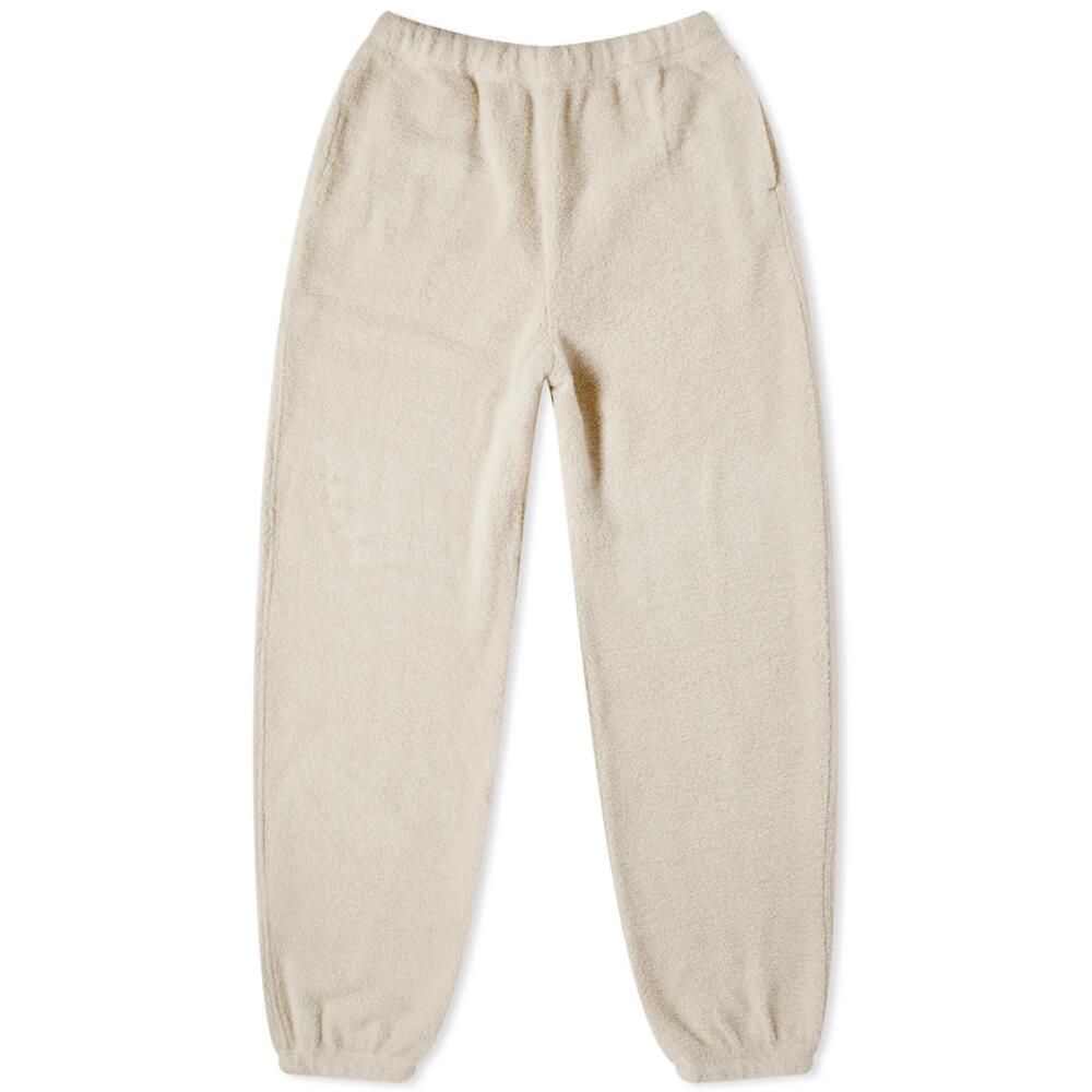 Good American Women's Sherpa Boyfriend Sweatpant in Tusk Cover