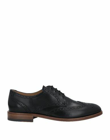 Tod's Man Lace-up shoes Black Soft Leather Cover