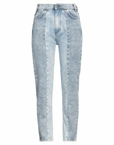 Iceberg Woman Jeans Blue Cotton Cover