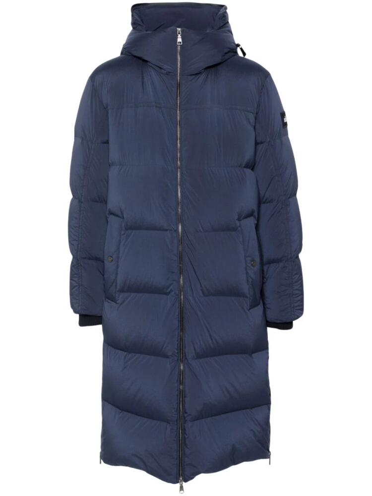 Add down parka coat - Blue Cover