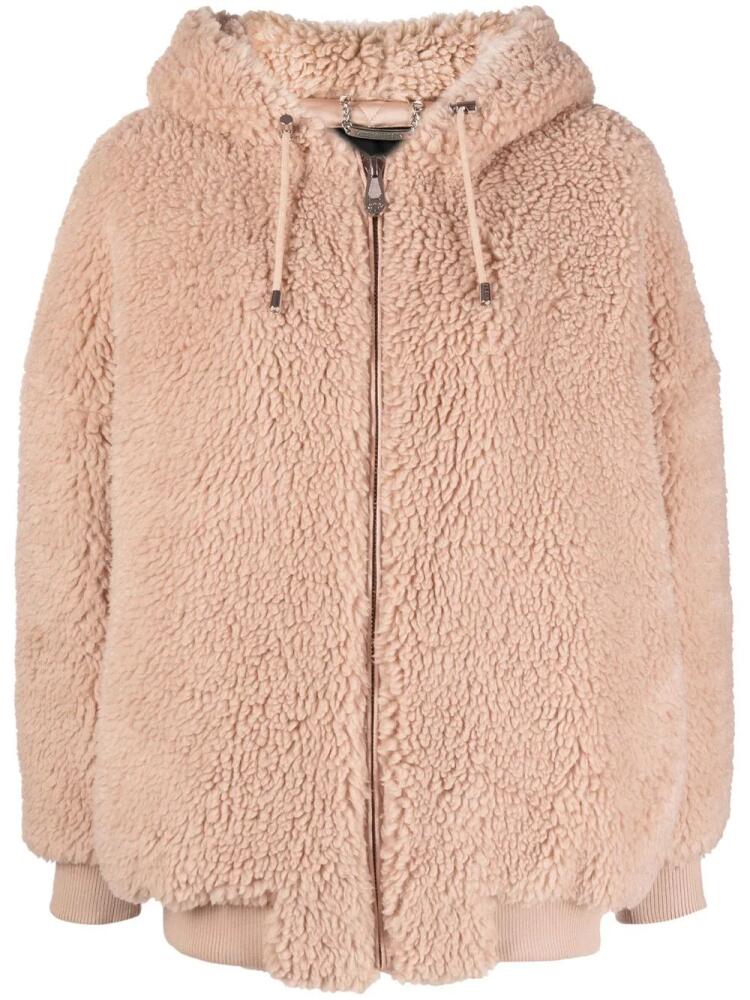 Philipp Plein Teddy Bear bomber jacket - Neutrals Cover