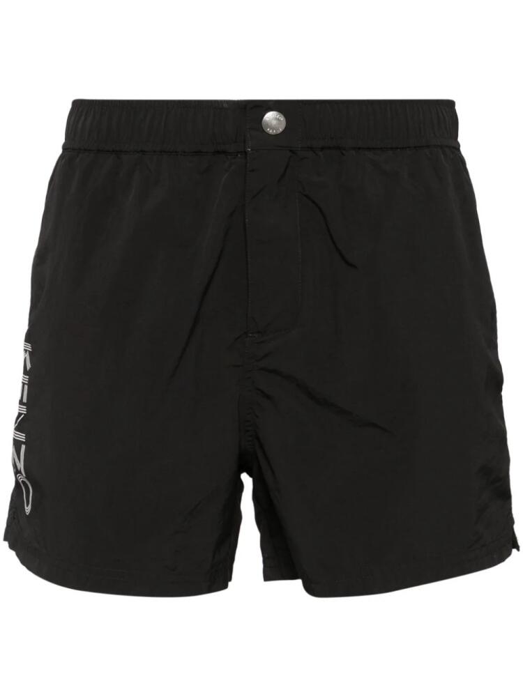 Kenzo logo-print elasticated-waist shorts - Black Cover