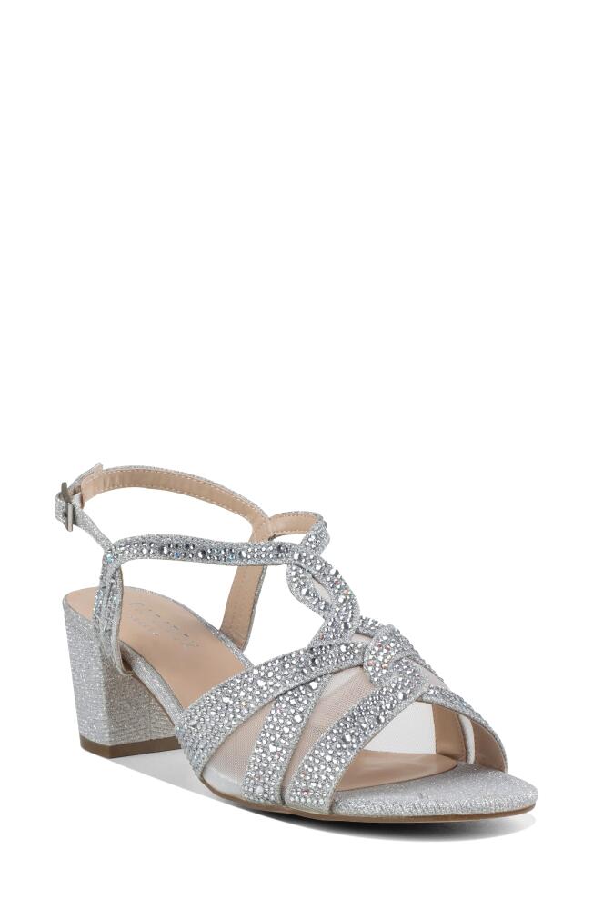 Paradox London Pink Nadia Block Heel Sandal in Silver Cover