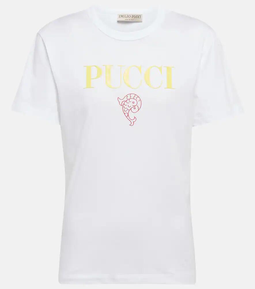 Pucci Printed cotton T-shirt Cover