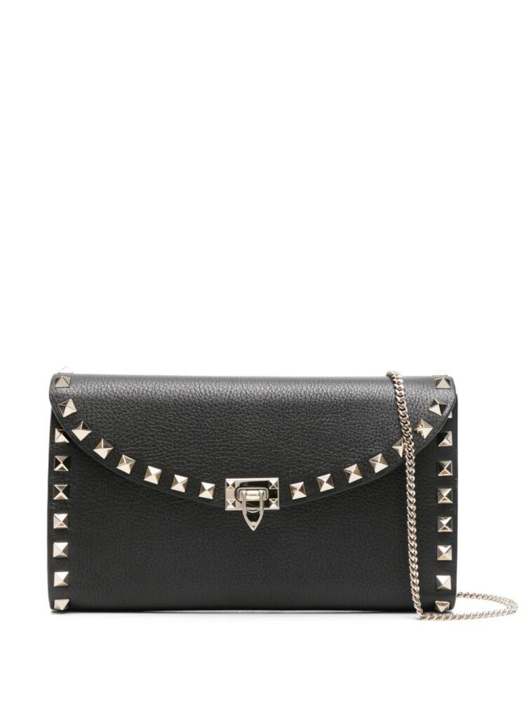 Valentino Garavani Rockstud leather crossbody bag - Black Cover