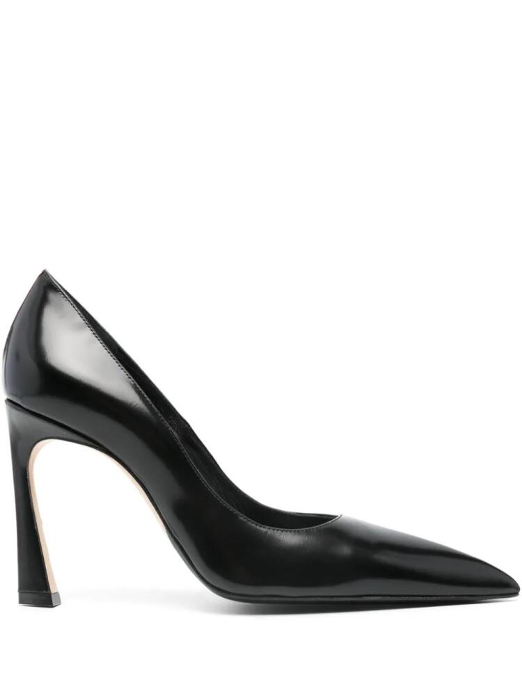 Victoria Beckham V 100mm leather pump - Black Cover