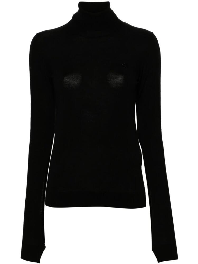 Nº21 beaded-logo sweater - Black Cover