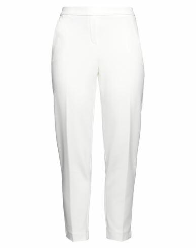 Diana Gallesi Woman Pants White Polyester, Elastane Cover