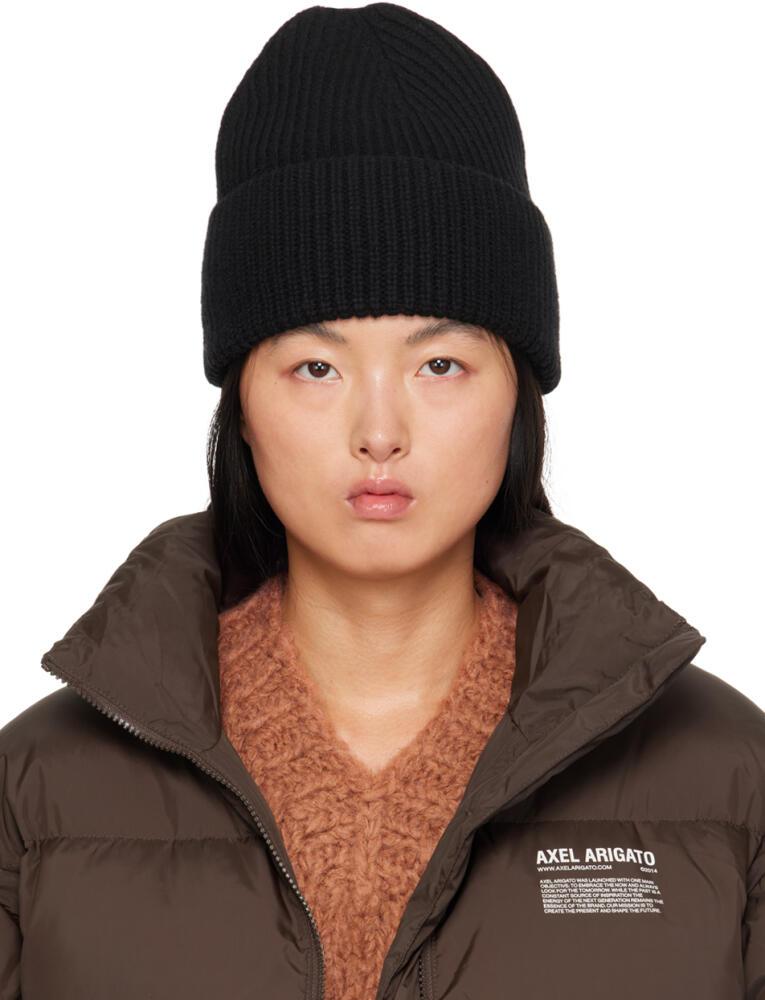 Axel Arigato Black Signature Beanie Cover