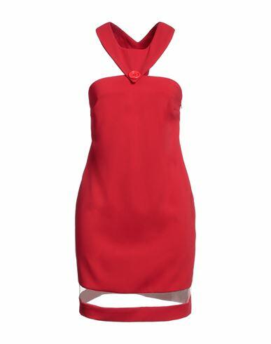 Les Bourdelles Des Garçons Woman Mini dress Red Polyester, Elastane Cover