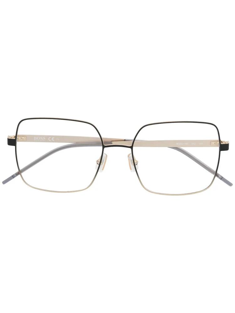 BOSS oversize-frame glasses - Gold Cover