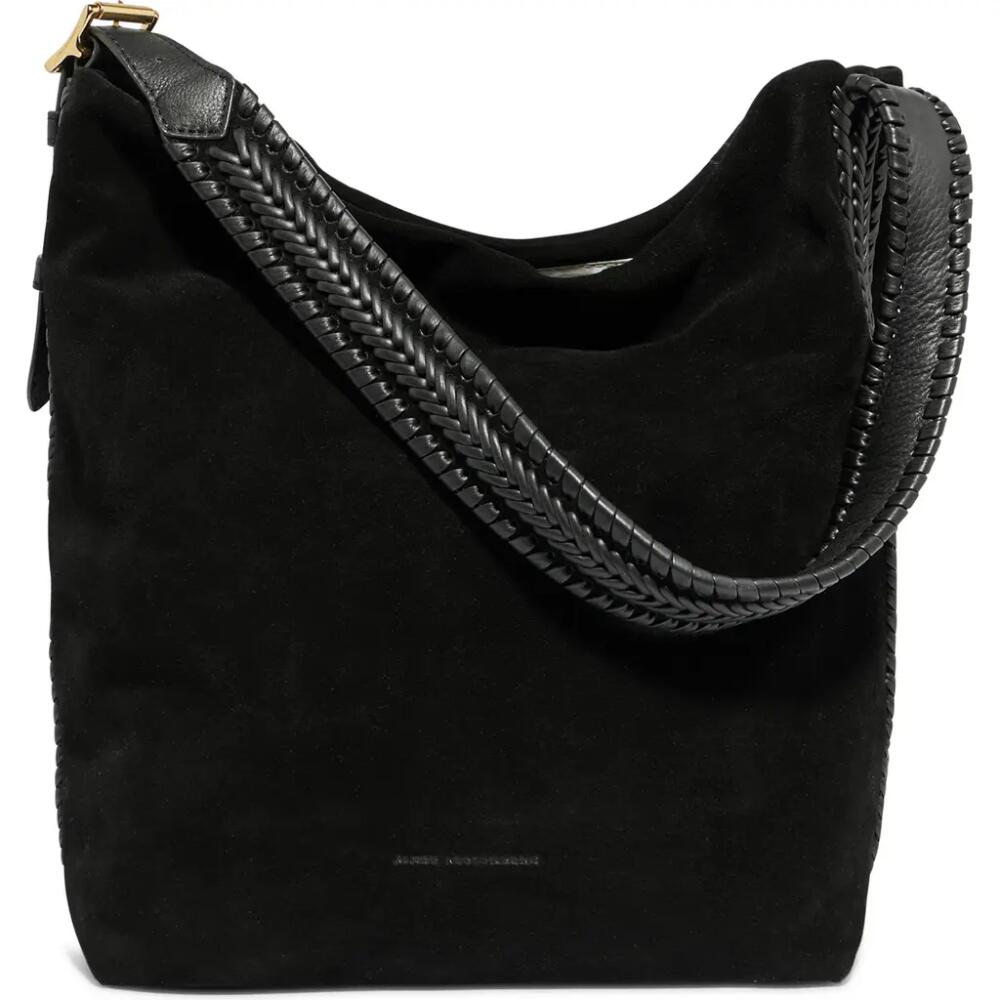 Aimee Kestenberg All for Love Suede Bucket Bag in Black Suede Cover