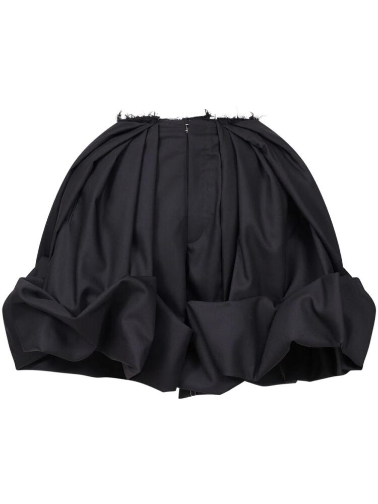 Maison Margiela knee-length bubble shorts - Black Cover