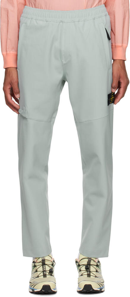 Stone Island Blue Patch Trousers Cover