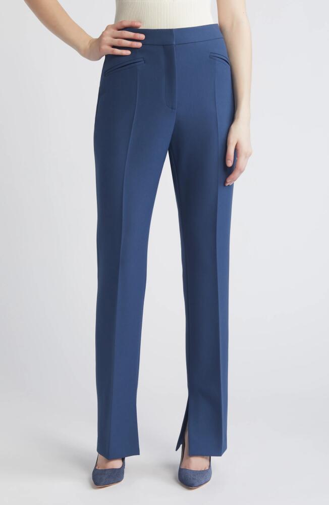 BOSS Teana Stretch Straight Leg Pants in Insignia Blue Cover