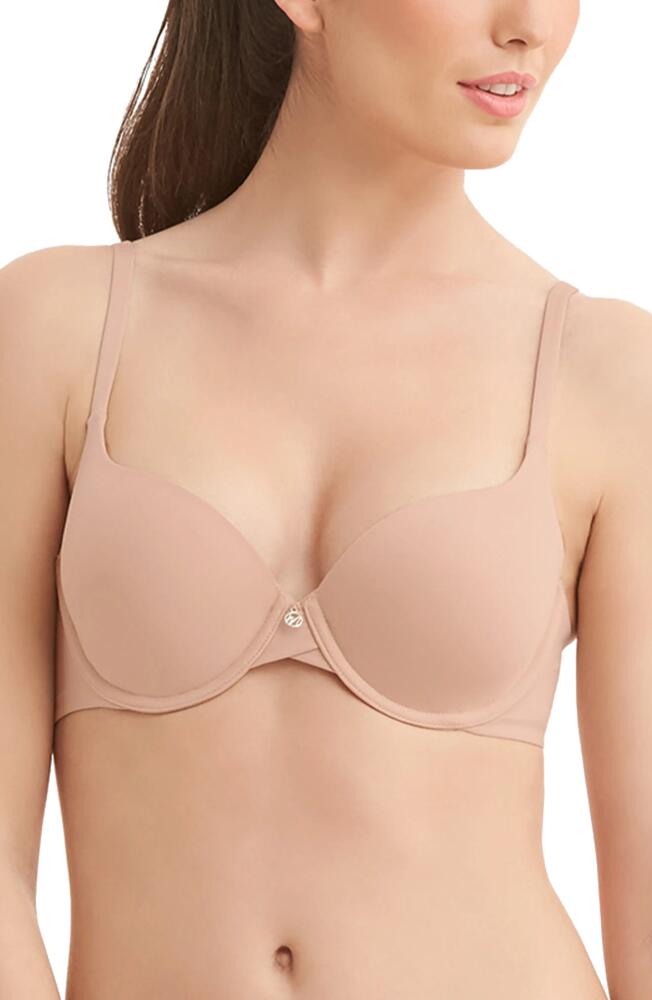 Montelle Intimates Pure Demi T-Shirt Bra in Sand Cover