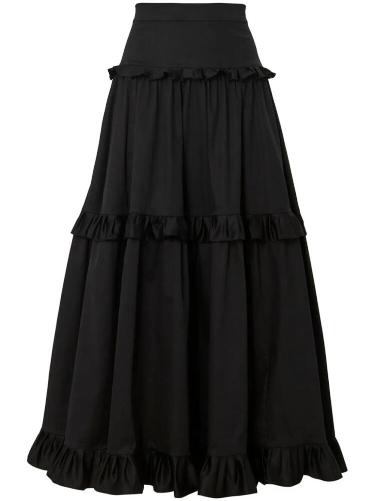 Carolina Herrera tiered ruffle skirt - Black Cover