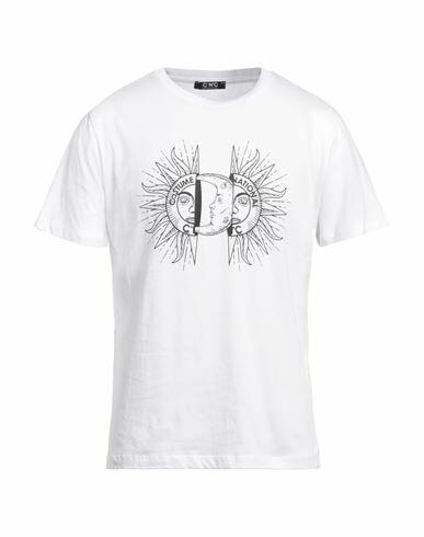 C'n'c' Costume National Man T-shirt White Cotton Cover