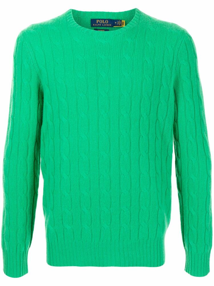 Polo Ralph Lauren cable-knit cashmere jumper - Green Cover