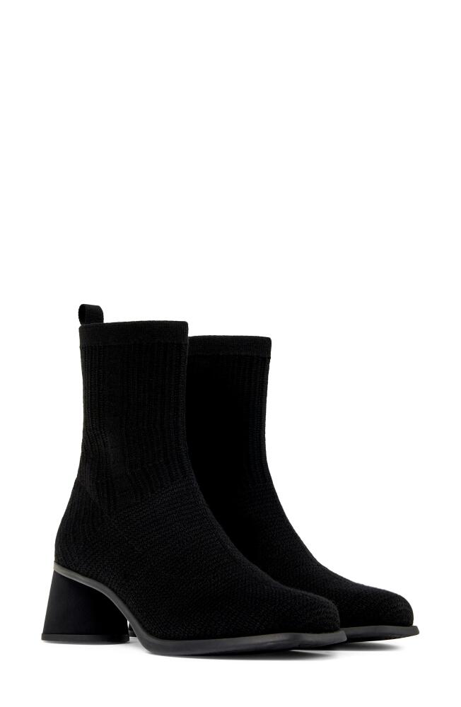 Camper Kiara Knit Bootie in Black Cover