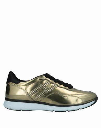 Hogan Woman Sneakers Gold Soft Leather Cover