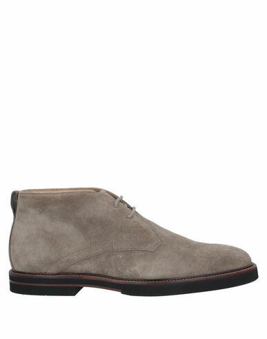 Tod's Man Ankle boots Grey Soft Leather Cover