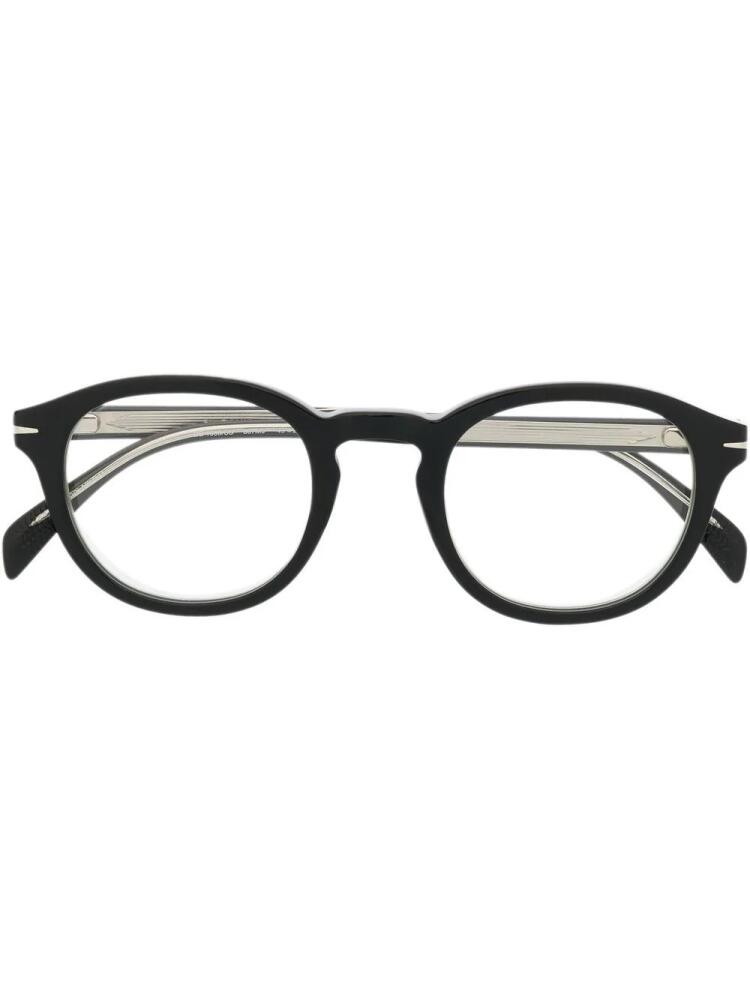 Eyewear by David Beckham rounded-frame glasses - Black Cover