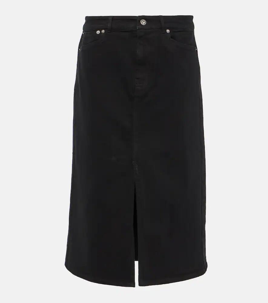 Proenza Schouler White Label Sloan denim midi skirt Cover