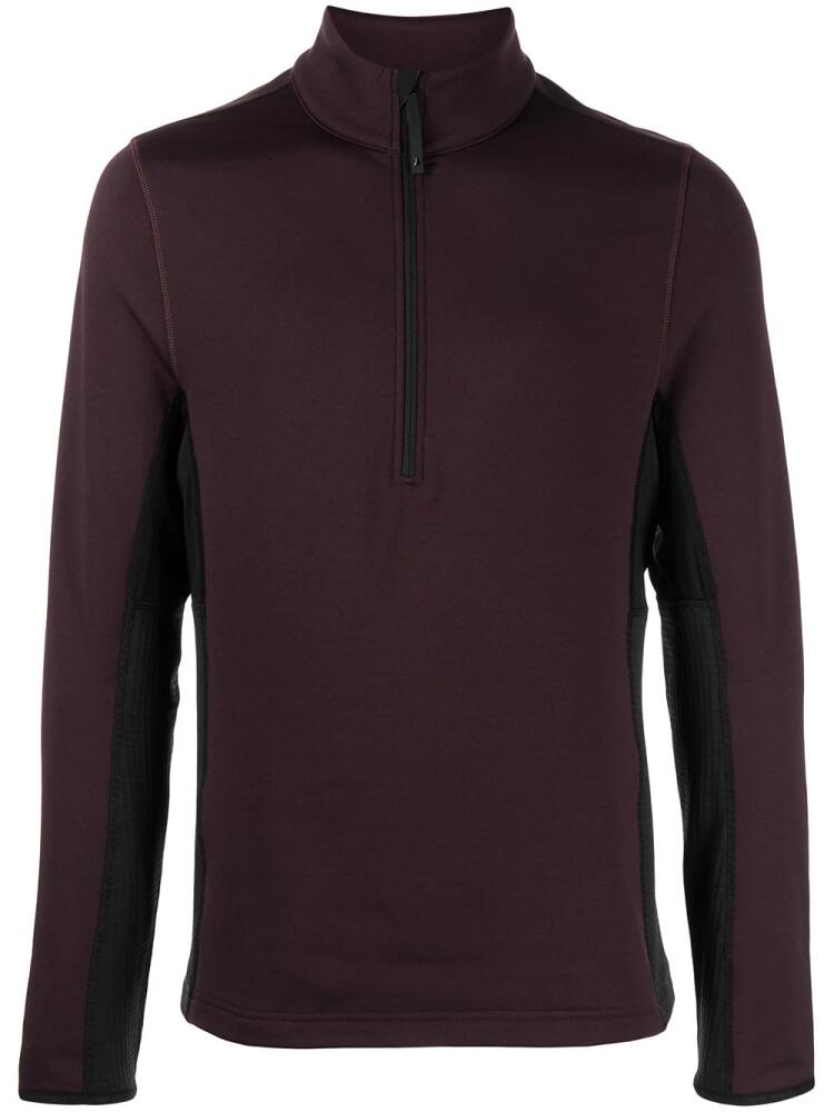 Aztech Mountain half-zip fleece sweater - Purple Cover