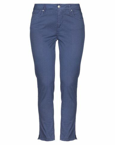 Tramarossa Woman Pants Midnight blue Cotton, Elastane Cover