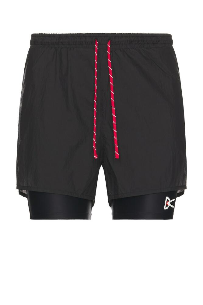 District Vision Ripstop Layered Pocketed Trail Short in Black Cover