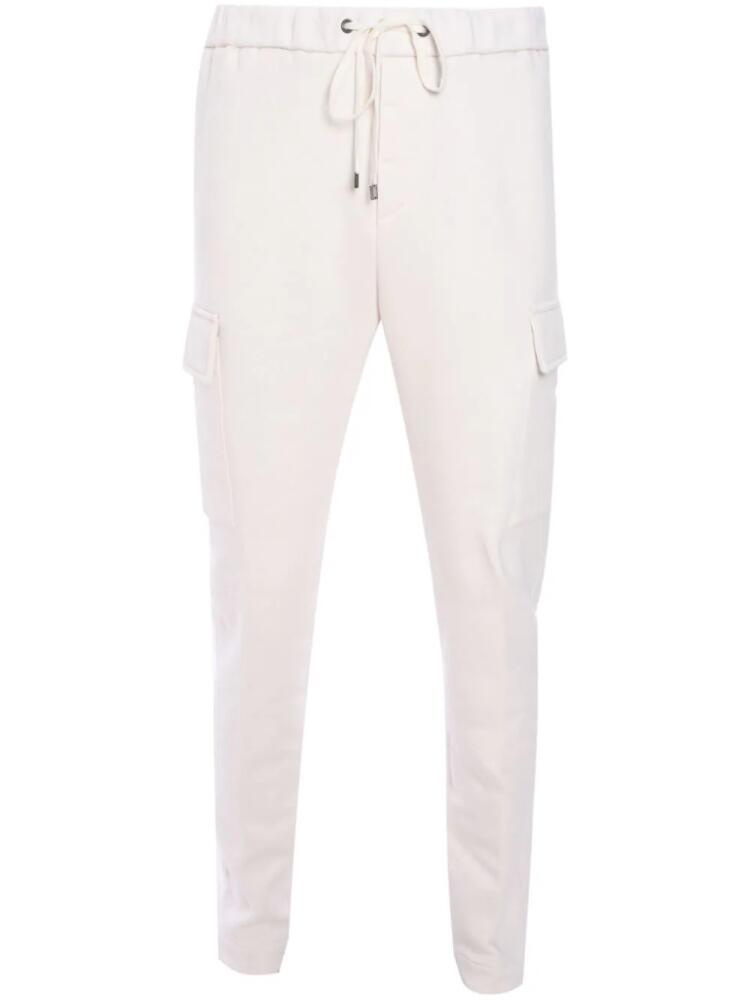 Peserico logo-plaque track pants - Neutrals Cover