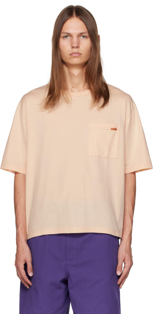 Acne Studios Pink Patch Pocket T-Shirt Cover