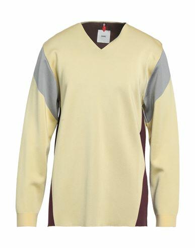 Oamc Man Sweater Yellow Viscose, Nylon, Elastane Cover