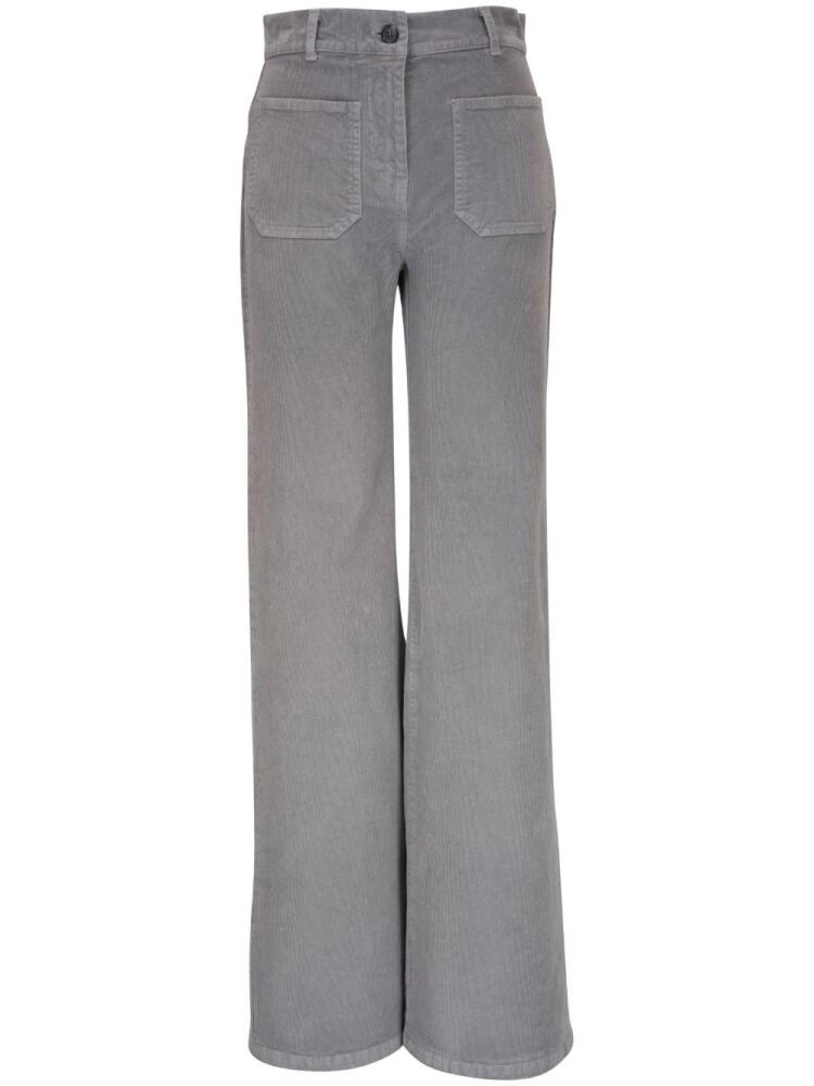 Nili Lotan high-waisted denim trousers - Grey Cover