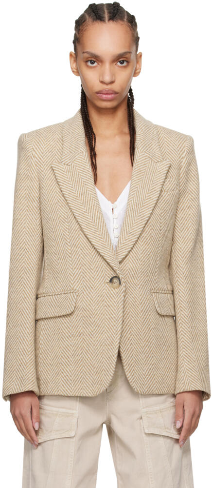 Isabel Marant Etoile Beige Kerstin Blazer Cover