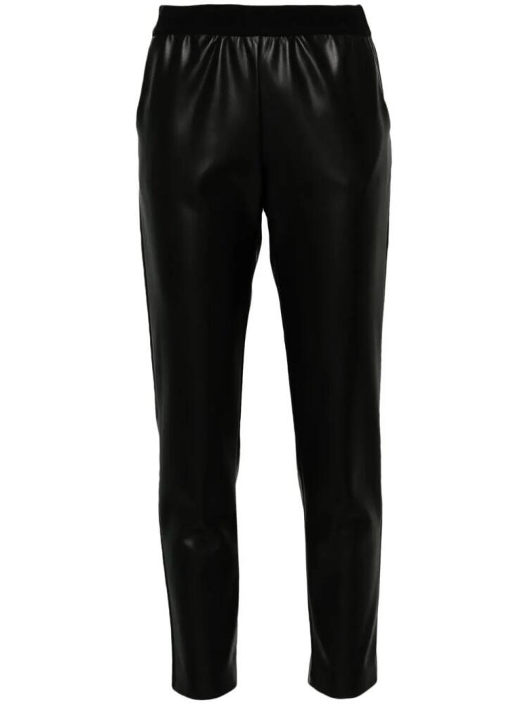 ERMANNO FIRENZE logo-waistband trousers - Black Cover