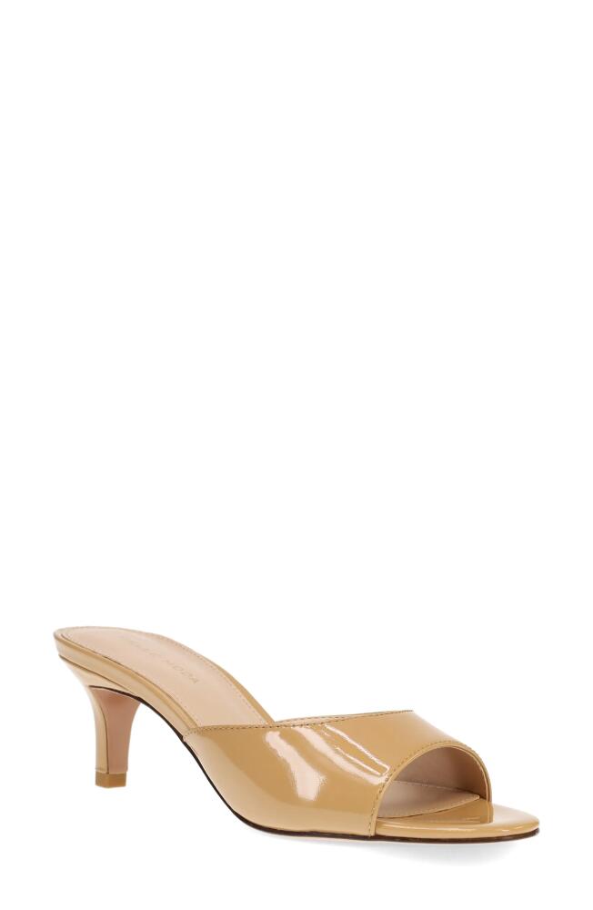 Pelle Moda Balin Kitten Heel Slide Sandal in Nude Cover