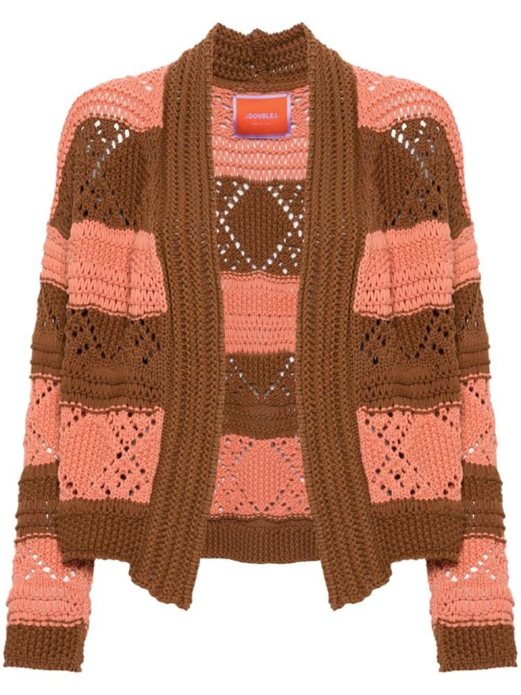 La DoubleJ Summer knitted cardigan - Brown Cover