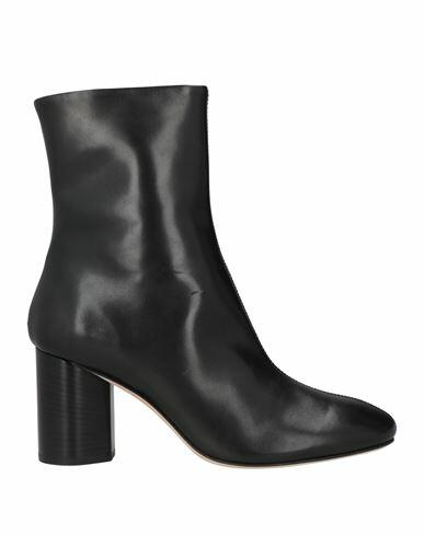 Aeydē Woman Ankle boots Black Soft Leather Cover