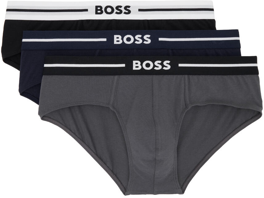 BOSS Three-Pack Multicolor Briefs Cover