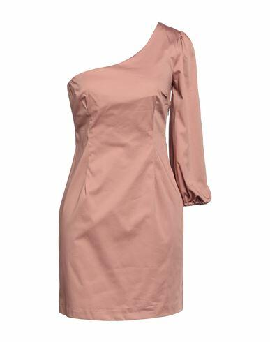 Soallure Woman Mini dress Pastel pink Cotton, Elastane Cover