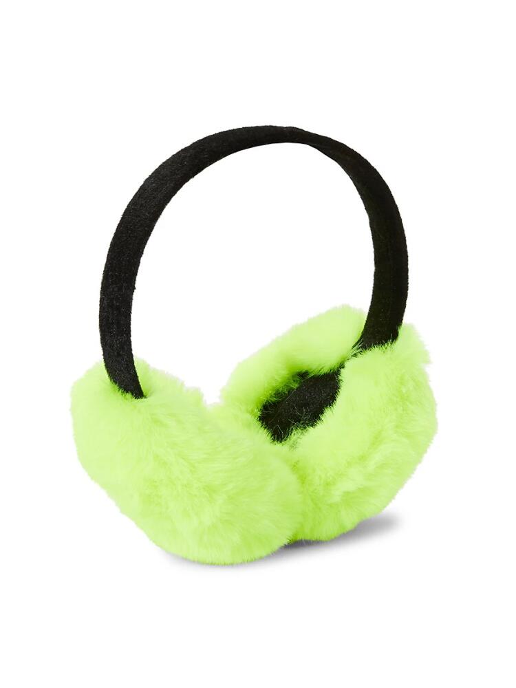 Jocelyn Women's Faux Fur Earmuffs - Hotpink Cover