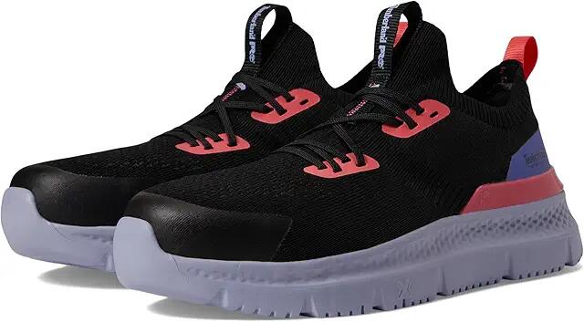 Timberland PRO Setra Knit Composite Safety Toe (Black/Pink) Women's Shoes Cover