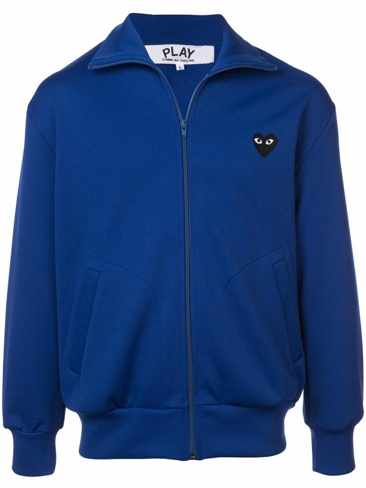 Comme Des Garçons Play heart logo track jacket - Blue Cover