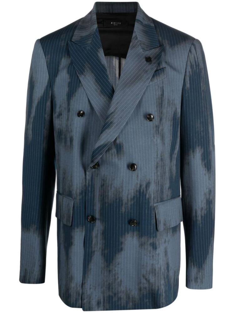 AMIRI double-breasted blazer - Blue Cover