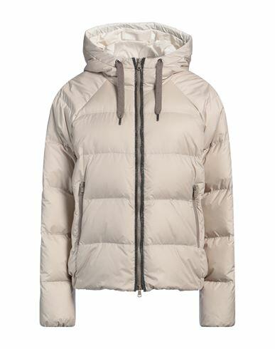 Brunello Cucinelli Woman Puffer Beige Polyester, Wool, Brass Cover