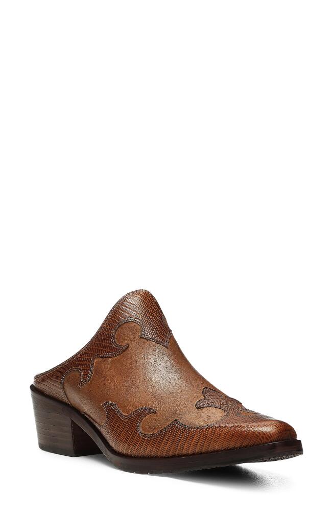 Donald Pliner Mindy Western Mule in Saddle Cover