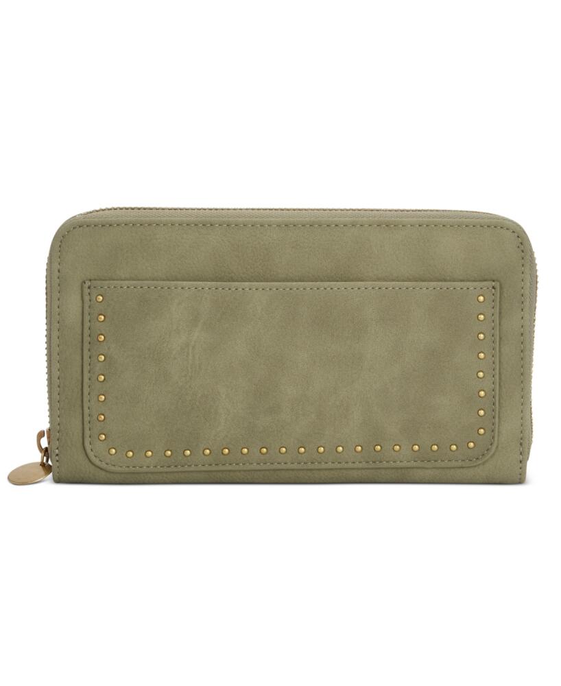 Style & Co Whip-Stitch Zip Wallet, Created for Macy's - Hazy Sage Cover