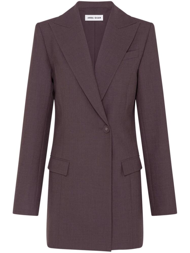 Anna Quan Sienna blazer - Brown Cover